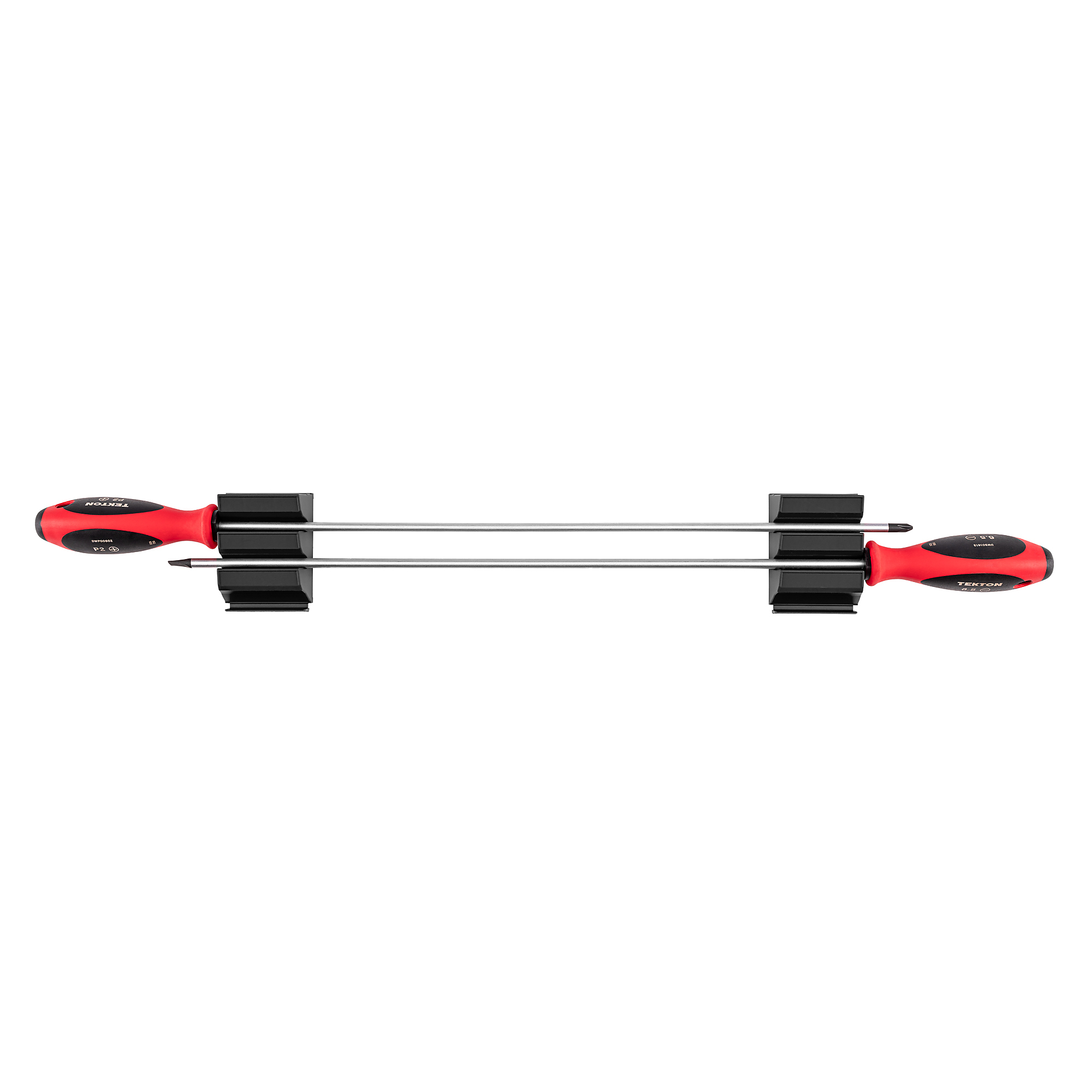 TEKTON Phillips and Slotted Screwdriver Set with Modular Organizers - 18 Inch Shanks, 2-Piece (#2, 6.5 mm) | DWZ90104